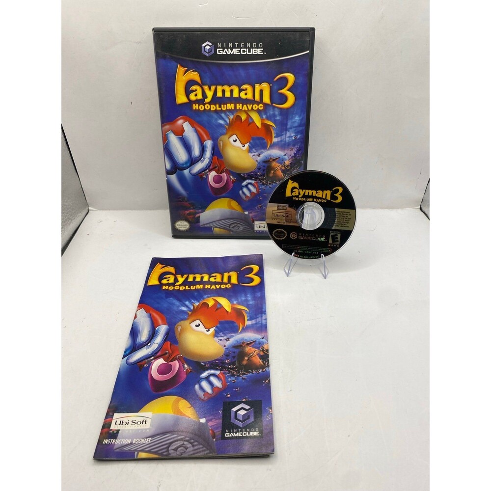 Rayman 3: Hoodlum Havoc Nintendo GameCube CIB Complete w/ Manual & VGC